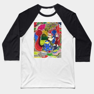 Tanabata Lineart Baseball T-Shirt